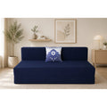Little Smile luxurious Sofa Cum Bed – Jute Fabric with Washable Cover